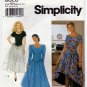Women's Dress Sewing Pattern, Basque Waist, Misses Size 6, 8, 10, 12 UNCUT Simplicity 8820
