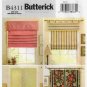 Window Shades Sewing Pattern UNCUT Butterick B4311 4311