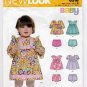 Baby Girl Dress, Panties Sewing Pattern Infant Size Newborn-Small-Medium-Large UNCUT New Look 6316