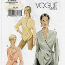 Women's Wrap Blouse Sewing Pattern Misses' Size 6-8-10 UNCUT Vogue V7828 7828
