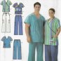 Men and Women's Scrubs Sewing Pattern Size XL-XXL-XXXL UNCUT Simplicity 4101