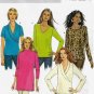 Women's Fitted Top Sewing Pattern Misses' Size 8-10-12-14 UNCUT Butterick B5386 5386