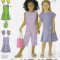 Girl's Capri Pants, Dress, Top, Bolero, Bag Sewing Pattern Size 3-4-5-6-7-8 UNCUT Simplicity 4251