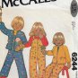 Girl or Boy Overalls and Jacket Sewing Pattern Toddler Size 1 Vintage 1970's UNCUT McCall's 6244