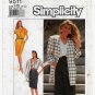 Women's Dress and Jacket Sewing Pattern Misses/ Miss Petite Size 6-8-10-12-14 UNCUT Simplicity 9511