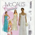 Wedding Gown, Formal Dress Sewing Pattern Size 16-20 UNCUT McCall's M6030 6030