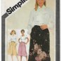 Women's Elastic Waist Skirt Sewing Pattern Misses Size 16 Waist 30" UNCUT Simplicity 9856