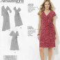 Women's Mock Wrap Dress Sewing Pattern Misses' Size 10-12-14-16-18 UNCUT Simplicity 1653