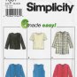 Women's Pullover Top and Cardigan Jacket Pattern Misses' Size 12-14-16 UNCUT Simplicity 7381