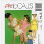 Girl's Top, Skirt, Capri Pants, Shorts Sewing Pattern Child Size 3-4-5 UNCUT McCall's 2774