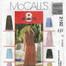 Women's Wrap Skirts in 2 Lengths Sewing Pattern Misses Size 16-18-20 UNCUT Easy to Sew McCall's 2192