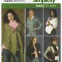 Women's Jacket, Stole, Scarf, Hat & Bag Sewing Pattern Size 14-16-18-20-22-24 UNCUT Simplicity 4355