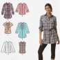 Women's Shirt in Two Lengths Sewing Pattern Size 16-18-20-22-24 UNCUT Simplicity 2447