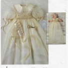 Infants Christening Gown and Bonnet Sewing Pattern Size L-XL Heirloom Collection UNCUT Vogue 1755