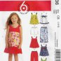 Toddler Girl's Top, Dress, Shorts, Pants Sewing Pattern Size 1-2-3 UNCUT McCall's M5836 5836