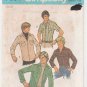Teen Boy's Shirt Sewing Pattern Size 18 Chest 35" Neck 14 1/2" UNCUT Vintage 1970's Simplicity 7680