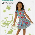 Girl's Tiered Skirt and Top Sewing Pattern Child Size 3-4-5-6-7-8 UNCUT Simplicity 0977