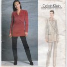 American Designer Calvin Klein Jacket and Pants Sewing Pattern Misses' Size 6-8-10 UNCUT Vogue 2031