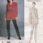 American Designer Calvin Klein Jacket and Pants Sewing Pattern Misses' Size 6-8-10 UNCUT Vogue 2031