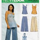 Women's Summer Top, Halter Top and Pants Sewing Pattern Size 6-8-10-12-14-16 UNCUT New Look 6713