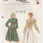 Women's Flared Skirt and Blouse with Capelet Sewing Pattern Misses Size 6-8-10 UNCUT Vogue 8389