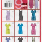 Women's Fitted Dress Sewing Pattern, Sleeveless, Shortsleeve, Size 12-14-16 UNCUT Butterick 6933
