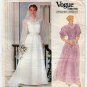 Wedding Gown, Bridesmaid Dress, Petticoat, Sewing Pattern Size 12 Vintage Vogue 1024