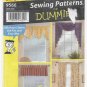 Sewing Pattern for Dummies, Window Treatments, Valances and Panels, UNCUT Simplicity 9566