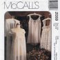 Women's Lingerie, Gown, Robe, Baby Doll Nightie, Sewing Pattern, Misses Size 4-6 UNCUT McCall's 2059