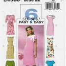 Women's Sheath Dress Sewing Pattern, Size 8-10-12-14 UNCUT, 6 Sew Fast & Easy Butterick B4386 4386