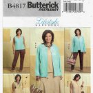 Women's Easy Wardrobe Sewing Pattern Plus Size 18W-20W-22W-24W UNCUT Butterick B4817 4817