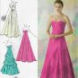 Strapless Formal Dress,Jessica McClintock Sewing Pattern Size 12-14-16-18-20 UNCUT Simplicity 2400