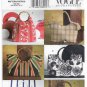 Summer Handbags, Purse, Accessories Sewing Pattern UNCUT Vogue V7889 7889