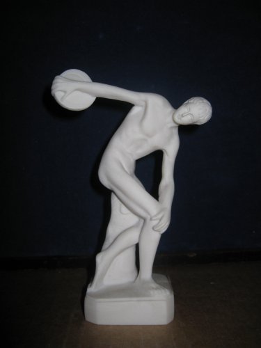 DISCOBOLUS ALABASTER STATUE