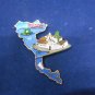 CORFU MAP FRIDGE MAGNET