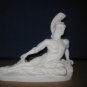 DYING ACHILLES ALABASTER STATUE