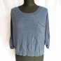 LADIES JUMPER TOP SIZE 10 BLUE NEW LOOK