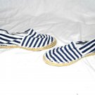GIRLS/LADIES LOAFERS SIZE4 NAVY BLUE & WHITE