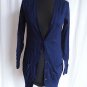 LADIES CARDIGAN TOP SIZE 12 NAVY BLUE