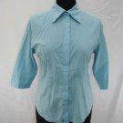 LADIES SHIRT BLOUSE SIZE 12 MISS SELFRIDGES BLUE