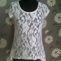LADIES SUMMER TOP T SHIRT SIZE 8 PAPAYA