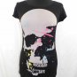 ladies t shirt top size 14 black