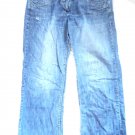 Ladies Jeans Slouch Size 14 Blue Denim Leg  30
