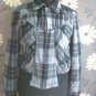 LADIES MOTO COAT JACKET SIZE 12