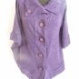 Ladies Cardigan Top Size 14 Purple