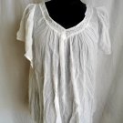 Ladies Top T shirt Summer Top Size 12 White New Look