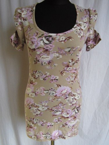 LADIES TOP SUMMER TOP SIZE 8 FLORAL