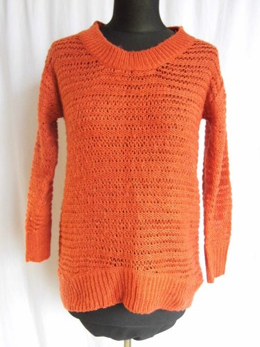 LADIES JUMPER SWEATER SIZE SMALL DOROTHY PERKINS RUSTY ORANGE COLOR