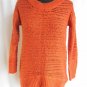 LADIES JUMPER SWEATER SIZE SMALL DOROTHY PERKINS RUSTY ORANGE COLOR