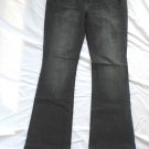 LADIES JEANS SIZE 14 LEG 32 BLACK DENIM